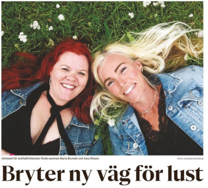 Maria och Sara i Tidningen Ångermanland juli 2021